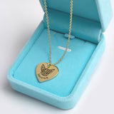 שרשרת לב עם דיוקן חיית המחמד