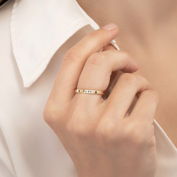 טבעת שכבות בעיצוב חיית המחמד