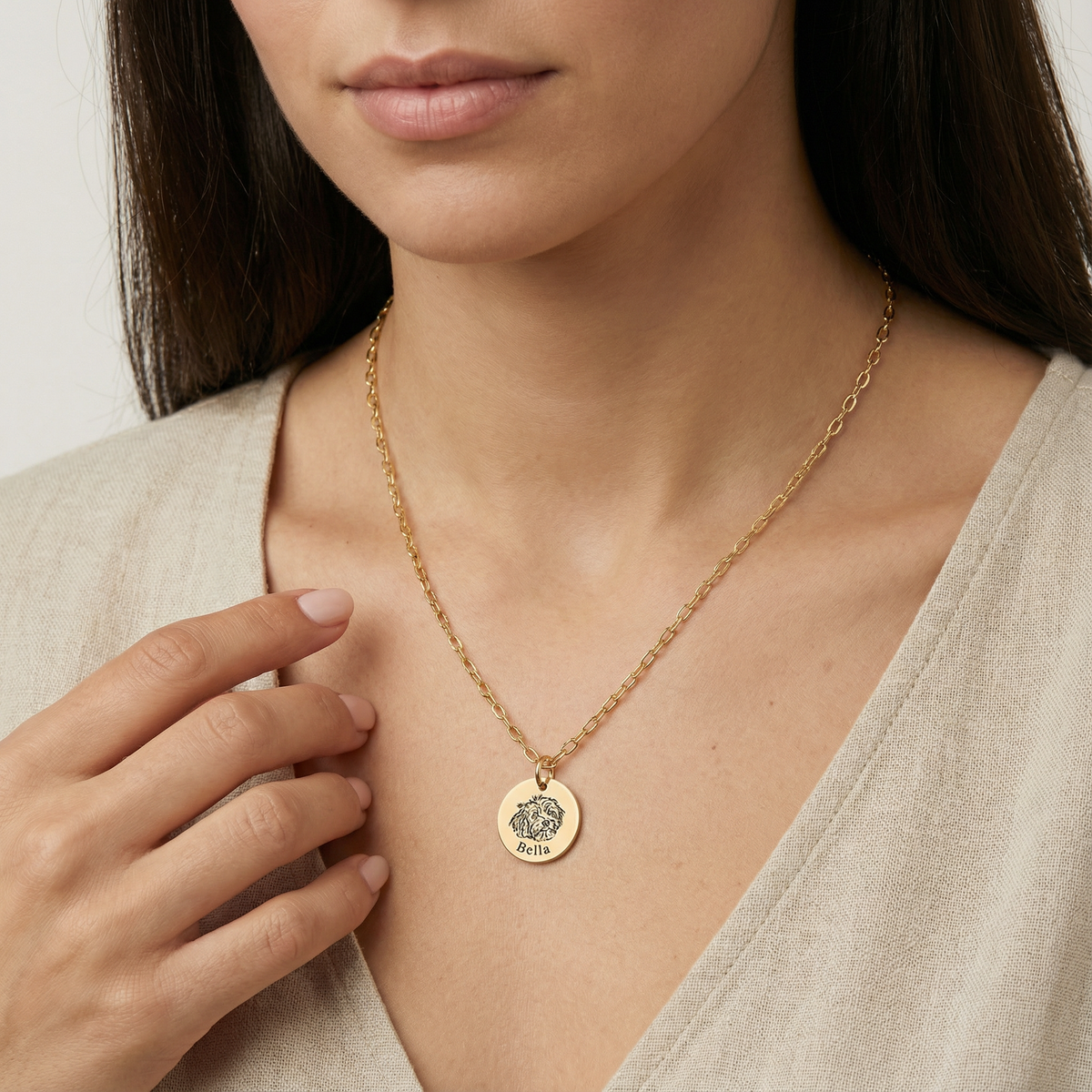 שרשרת חוליות דיוקן חיית המחמד