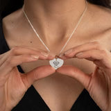 שרשרת לב עם דיוקן חיית המחמד