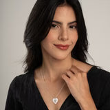 שרשרת לב עם דיוקן חיית המחמד